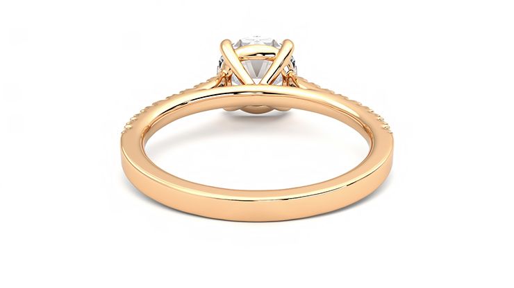 Taylor & Hart Serendipity Round Engagement Ring 360 degree image 15