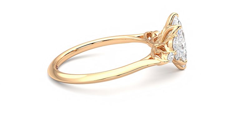Taylor & Hart Tamora Marquise Engagement Ring 360 degree image 10