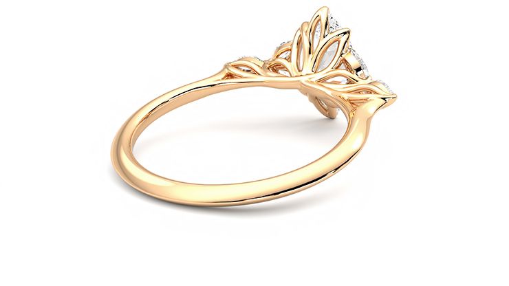 Taylor & Hart Tamora Marquise Engagement Ring 360 degree image 13