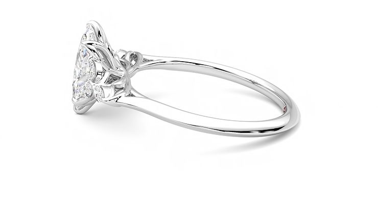 Taylor & Hart Tamora Marquise Engagement Ring 360 degree image 20