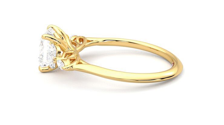 Taylor & Hart Tamora Princess Engagement Ring 360 degree image 20
