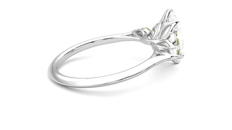 Taylor & Hart Tamora Marquise Engagement Ring 360 degree image 11