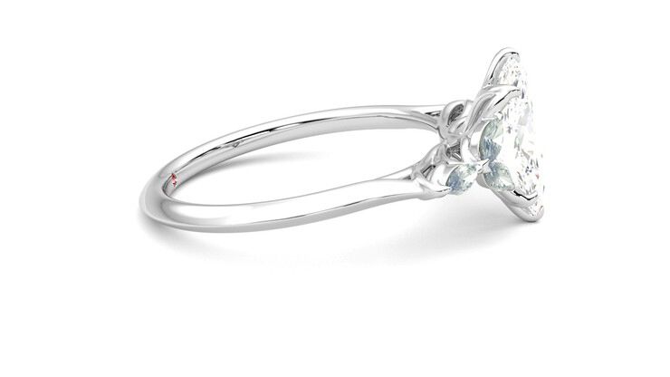 Taylor & Hart Tamora Marquise Engagement Ring 360 degree image 9
