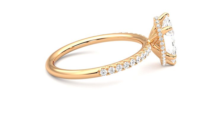 Taylor & Hart Thyme Marquise Engagement Ring 360 degree image 10