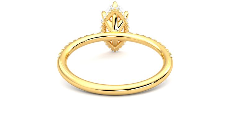 Taylor & Hart Thyme Marquise Engagement Ring 360 degree image 15
