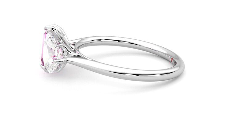 Taylor & Hart Turelle Pear Engagement Ring 360 degree image 21