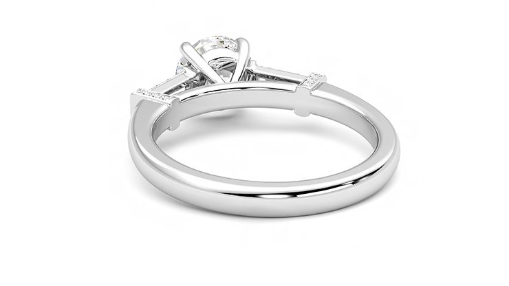 Taylor & Hart Utopia Round Engagement Ring 360 degree image 16