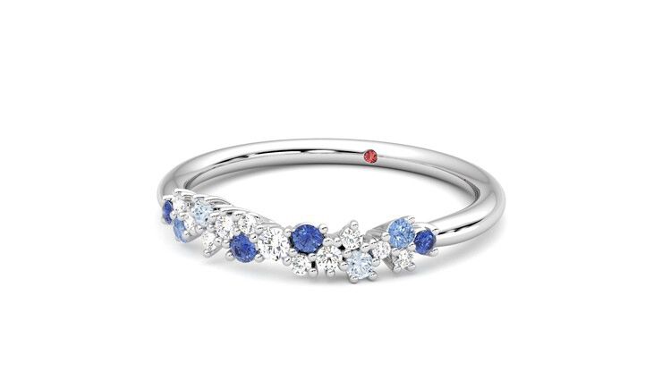 Taylor & Hart Alba Wedding Ring 360 degree image 26