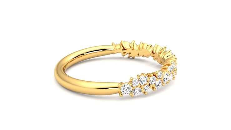 Taylor & Hart Alba Wedding Ring 360 degree image 10