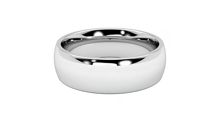 Taylor & Hart Birch Wedding Ring 360 degree image 15