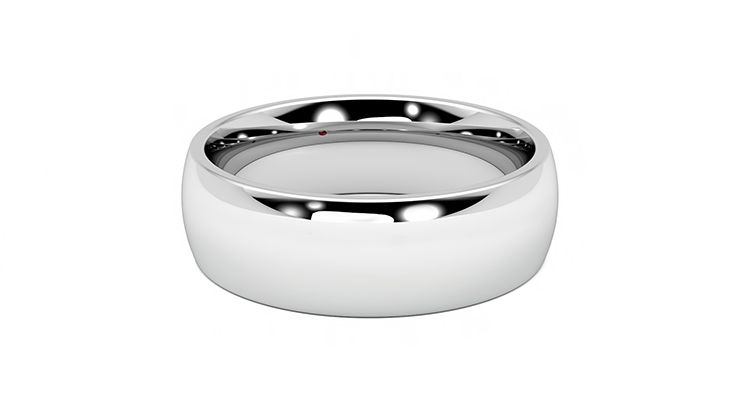 Taylor & Hart Birch Wedding Ring 360 degree image 18