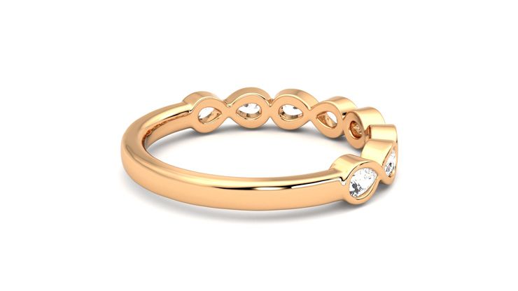 Taylor & Hart Bisous Wedding Ring 360 degree image 12