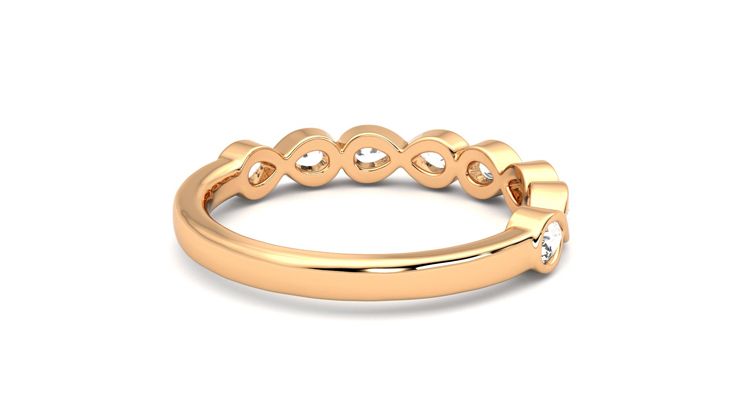 Taylor & Hart Bisous Wedding Ring 360 degree image 13