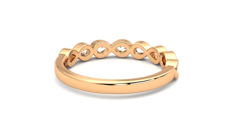 Taylor & Hart Bisous Wedding Ring 360 degree image 14