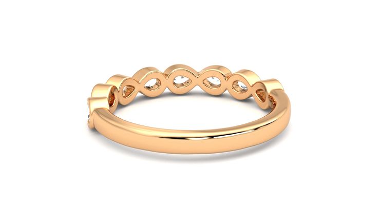 Taylor & Hart Bisous Wedding Ring 360 degree image 16