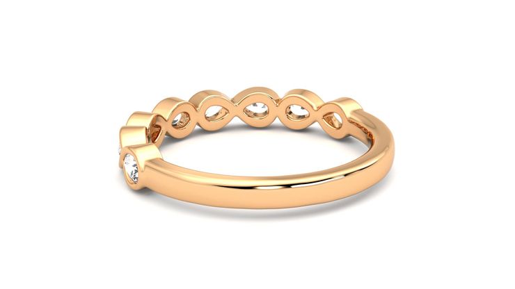 Taylor & Hart Bisous Wedding Ring 360 degree image 17