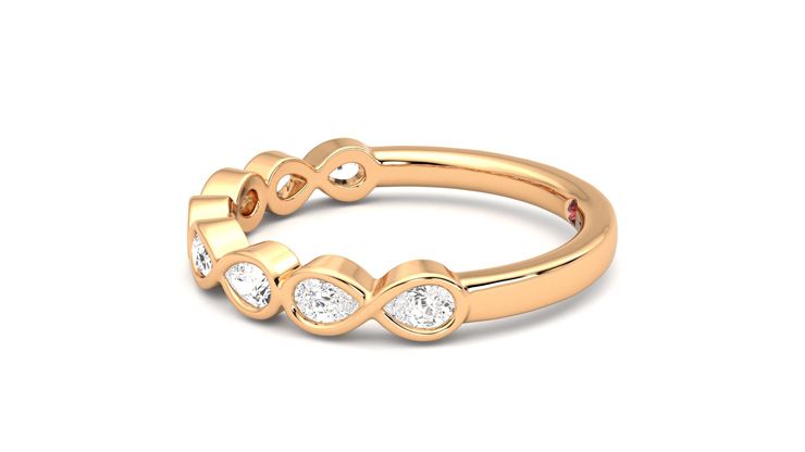 Taylor & Hart Bisous Wedding Ring 360 degree image 21