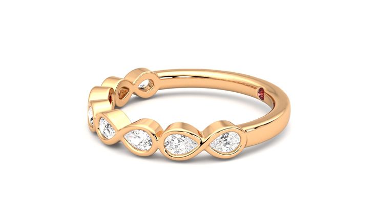 Taylor & Hart Bisous Wedding Ring 360 degree image 22