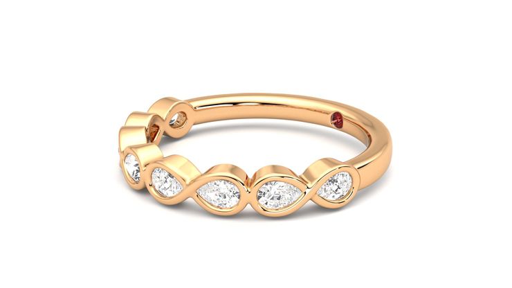 Taylor & Hart Bisous Wedding Ring 360 degree image 23