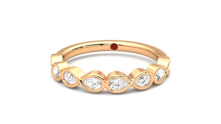 Taylor & Hart Bisous Wedding Ring 360 degree image 28