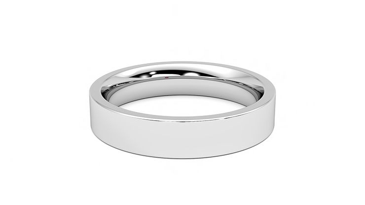 Taylor & Hart Buckeye Wedding Ring 360 degree image 17