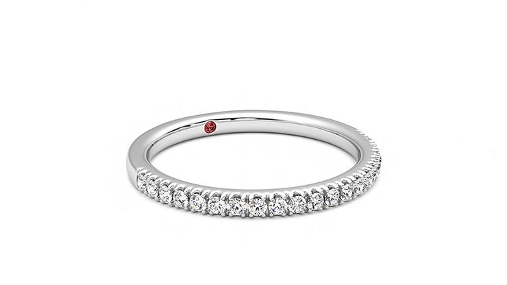 Taylor & Hart Camellia Wedding Ring 360 degree image 5