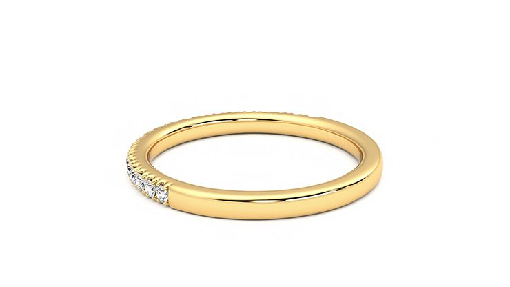 Taylor & Hart Camellia Wedding Ring 360 degree image 18