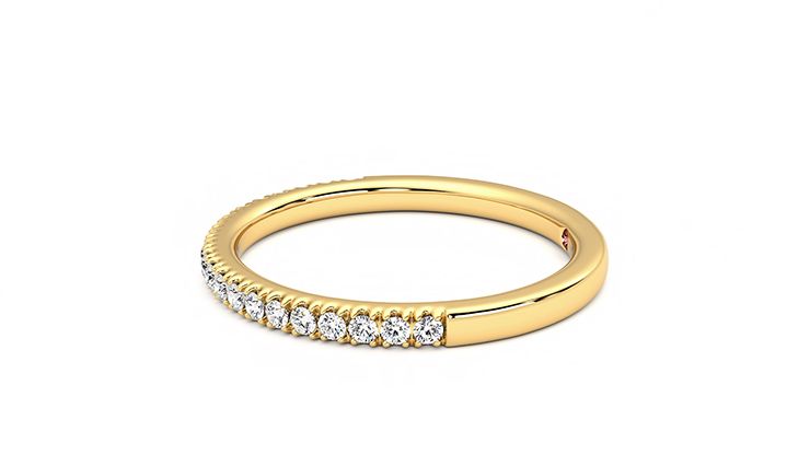 Taylor & Hart Camellia Wedding Ring 360 degree image 21