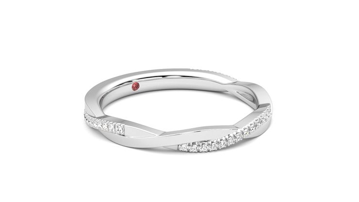 Taylor & Hart Chamomile Wedding Ring 360 degree image 6