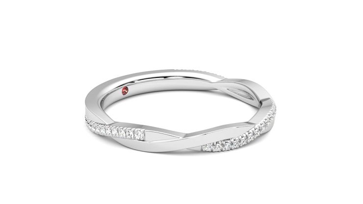 Taylor & Hart Chamomile Wedding Ring 360 degree image 7