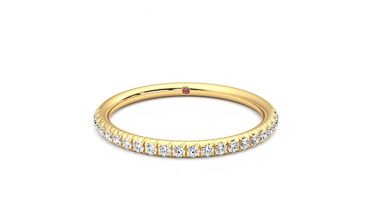 Taylor & Hart Daisy Wedding Ring 360 degree image 0