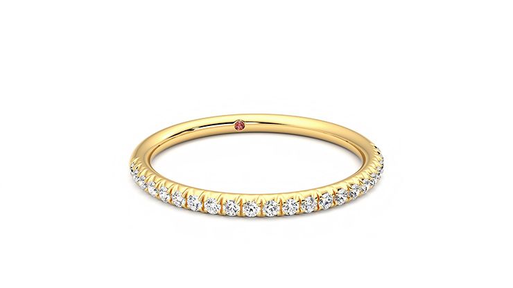 Taylor & Hart Daisy Wedding Ring 360 degree image 3