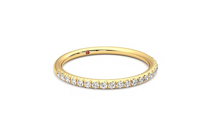 Taylor & Hart Daisy Wedding Ring 360 degree image 5
