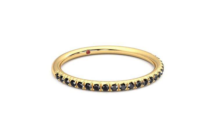 Taylor & Hart Daisy Wedding Ring 360 degree image 5