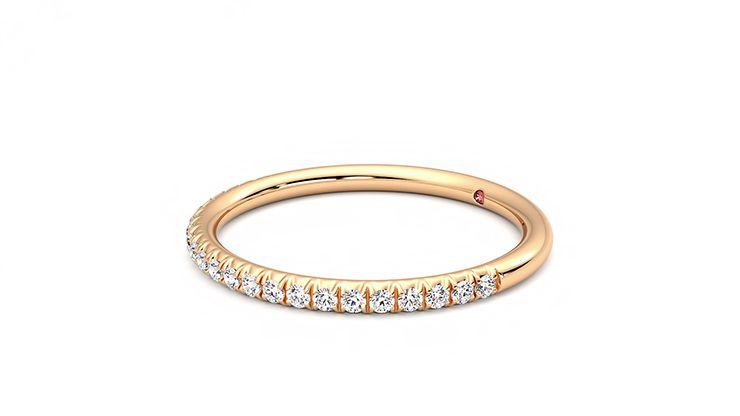 Taylor & Hart Daisy Wedding Ring 360 degree image 23