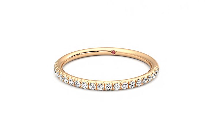 Taylor & Hart Daisy Wedding Ring 360 degree image 27