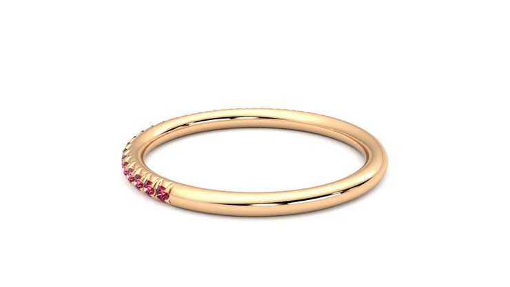 Taylor & Hart Daisy Wedding Ring 360 degree image 18