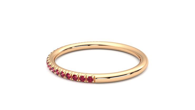 Taylor & Hart Daisy Wedding Ring 360 degree image 20