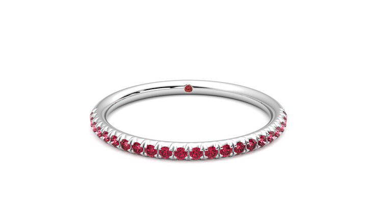 Taylor & Hart Daisy Wedding Ring 360 degree image 0