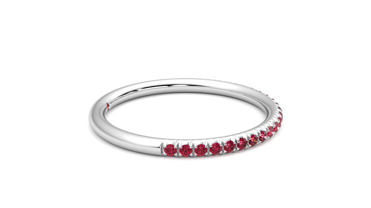 Taylor & Hart Daisy Wedding Ring 360 degree image 9