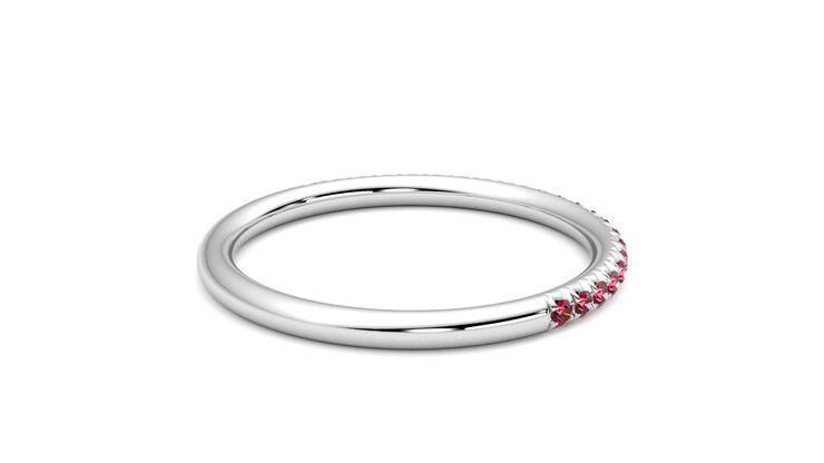 Taylor & Hart Daisy Wedding Ring 360 degree image 12
