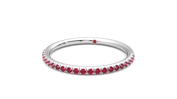 Taylor & Hart Daisy Wedding Ring 360 degree image 27