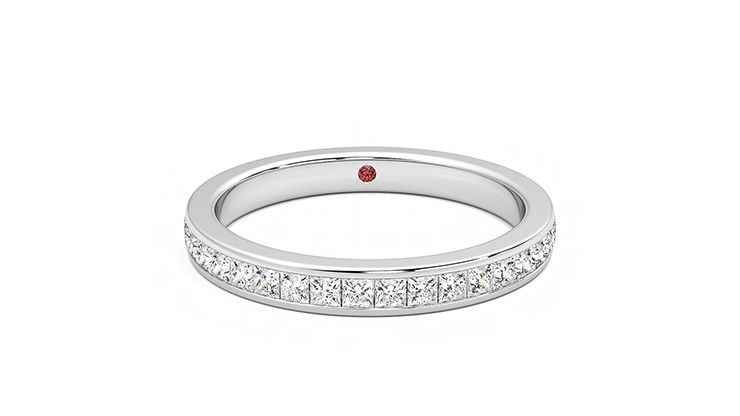 Taylor & Hart Iris Wedding Ring 360 degree image 1
