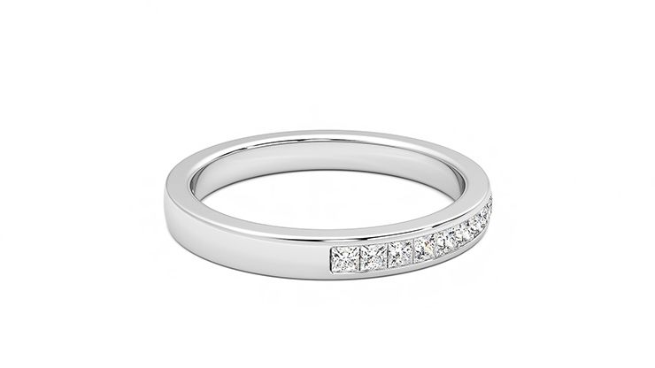 Taylor & Hart Iris Wedding Ring 360 degree image 10