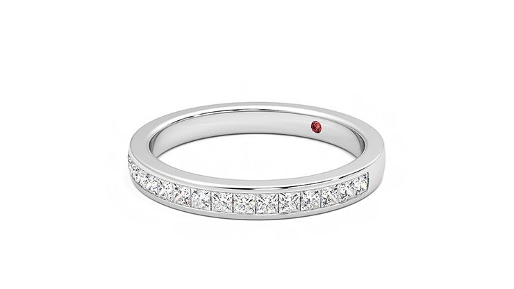 Taylor & Hart Iris Wedding Ring 360 degree image 24