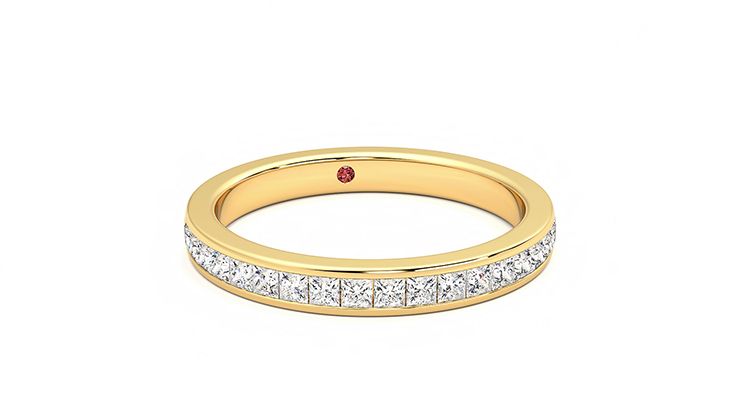 Taylor & Hart Iris Wedding Ring 360 degree image 3