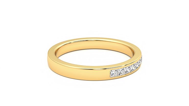 Taylor & Hart Iris Wedding Ring 360 degree image 11