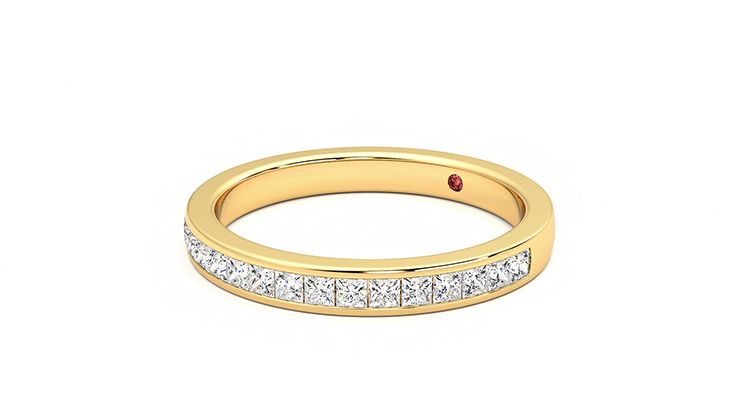 Taylor & Hart Iris Wedding Ring 360 degree image 24