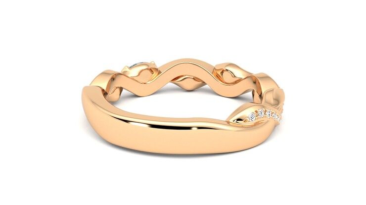 Taylor & Hart Lapelis Wedding Ring 360 degree image 14