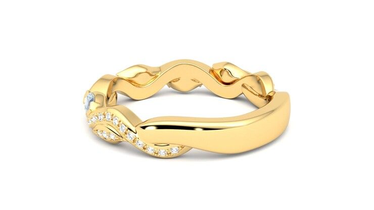 Taylor & Hart Lapelis Wedding Ring 360 degree image 18
